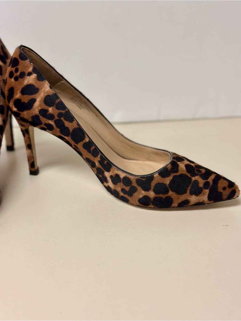 L'AGENCE Leopard-Print Pointed-Toe Pumps - Brown & Black